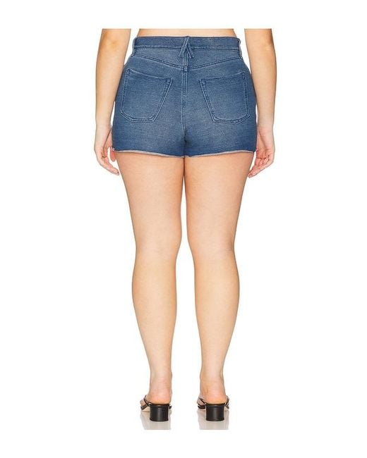 GOOD AMERICAN Blue Jeanius Good '90S Shorts