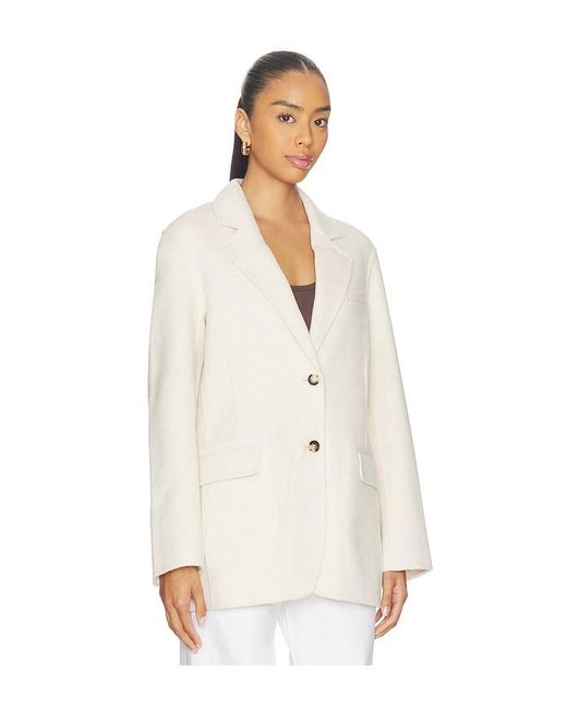 Rag & Bone White Zoe Wool Blazer