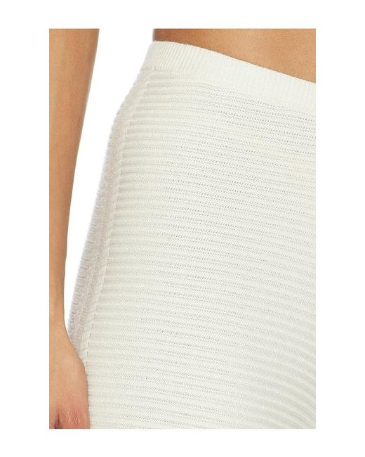 La Ligne White Crochet Pant