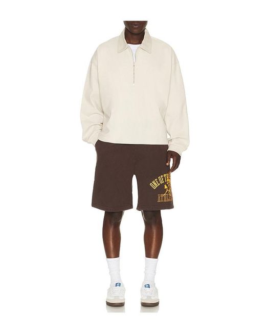 One Of These Days Brown Mustang Athletics Sweat Short for men