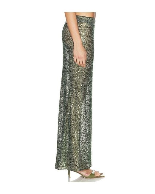 Lovers + Friends Green Margarita Maxi Skirt