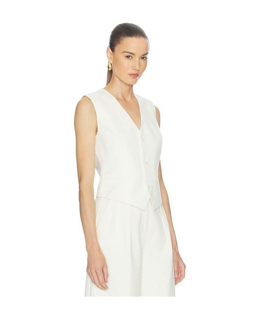 Anine Bing White Mario Vest