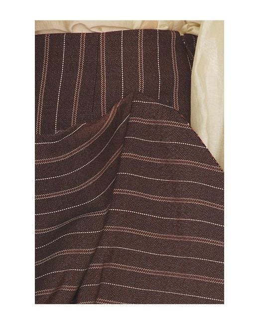 Helsa Brown Rock Stripe Twill Blanket