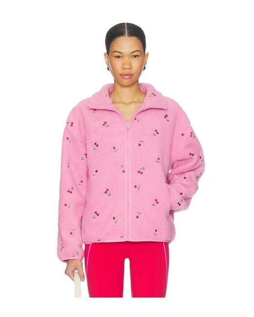 Beach Riot Pink Bennie Jacket