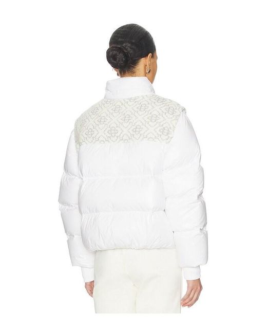 Casablanca White Puffer With Removable Sleeves