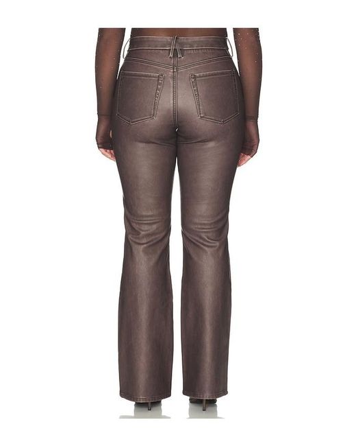 GOOD AMERICAN Gray Good Classic Bootcut Faux Leather Pants
