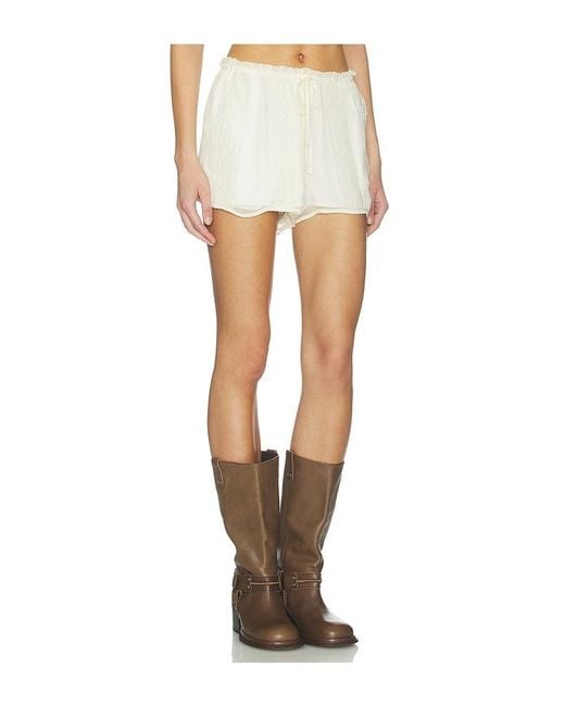 Tularosa White Tatum Shorts