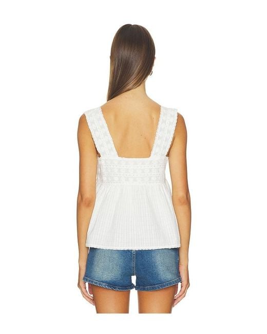 Show Me Your Mumu White Faye Top