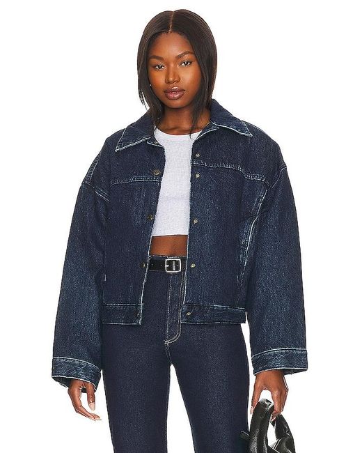 Levi s Reversible Bubble Trucker in Blue Lyst