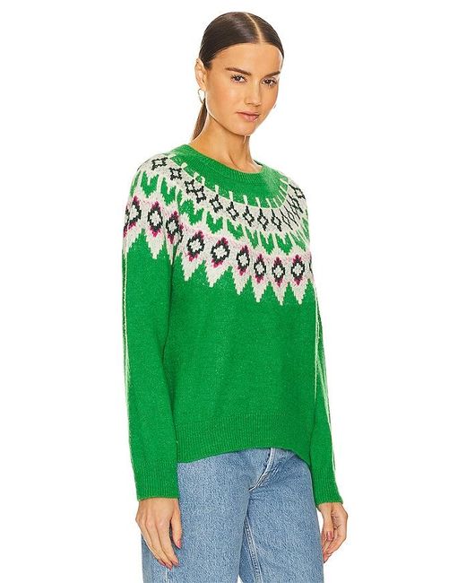 Sundry Green Fairisle Sweater