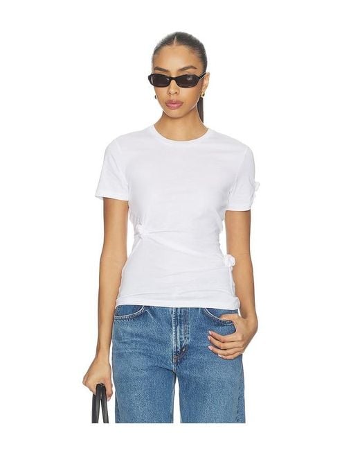 Helmut Lang White Knot Baby T-Shirt