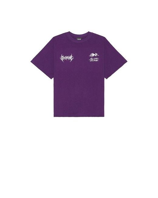 Civil Regime Purple Watch Us Burn Dungeon Tee for men