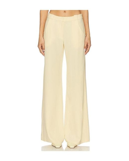 Amanda Uprichard Natural Saddler Pants