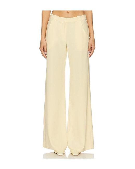 Amanda Uprichard Pants ワイドレッグパンツ Natural