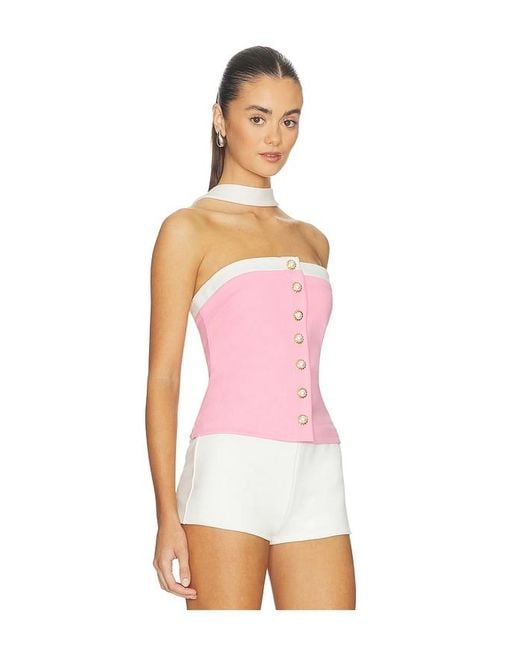 Lovers + Friends White Audrey Top
