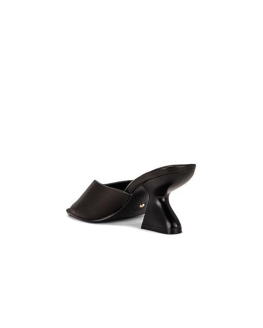 Raye Black Chiffon Heel