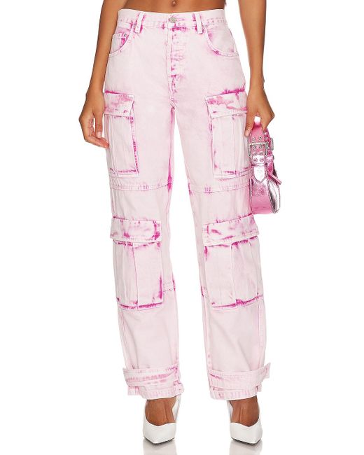 GRLFRND Pink Lex Cargo Jean