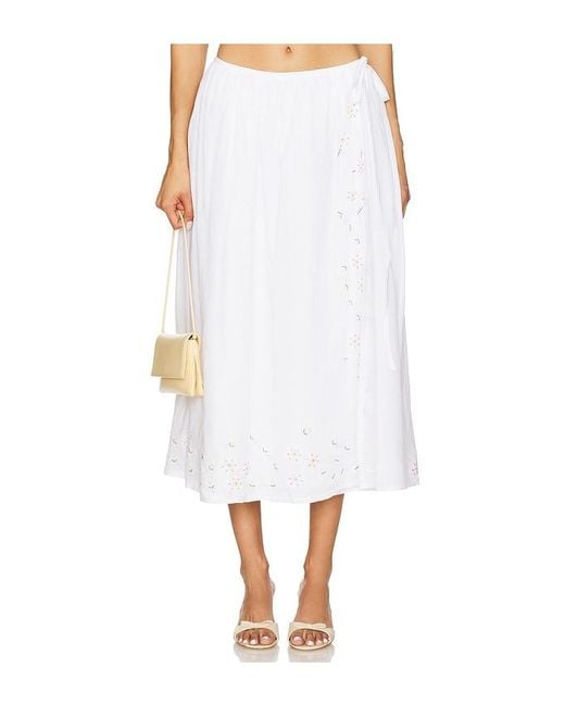 Ciao Lucia White Izar Skirt