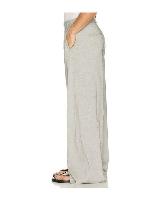 Won Hundred White Eron Trousers for men