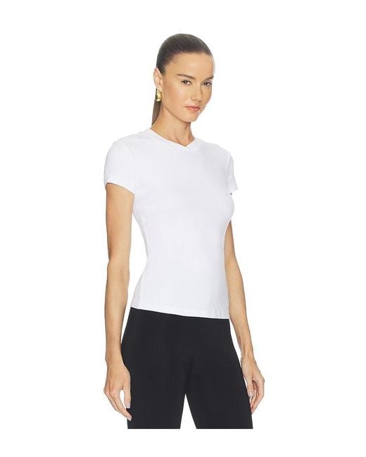 Cotton Citizen White The Seoul V-Neck Tee