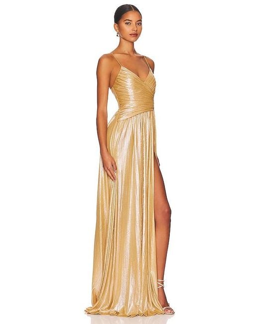 retroféte Metallic Doss Dress