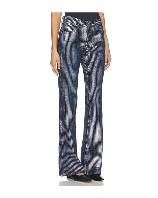 Free People Blue X We The Free West Coast Metallic Flare