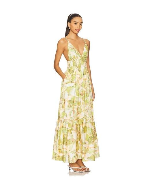 MISA Los Angles Metallic Cintra Dress