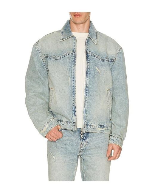 Represent Blue X Guns N' Roses Denim Jacket for men
