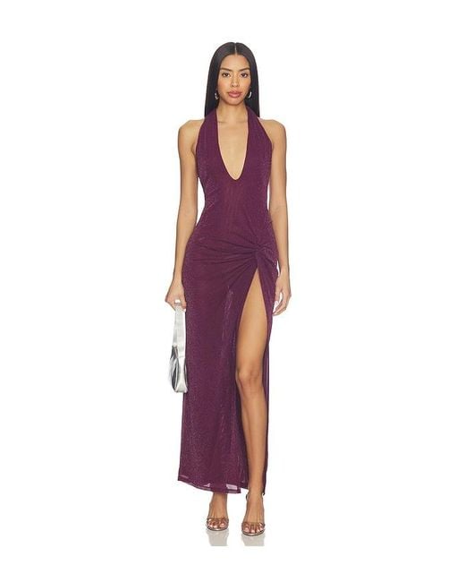 Nbd Purple Smita Maxi Dress