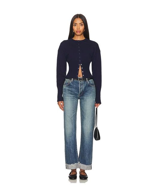 Moussy Blue Hopewell Straight Jeans