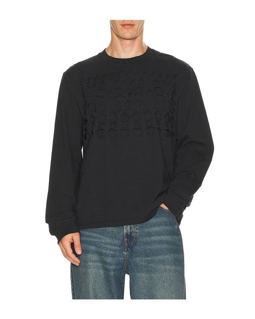 Our Legacy Black Tour Long Sleeve Sweatshirt for men