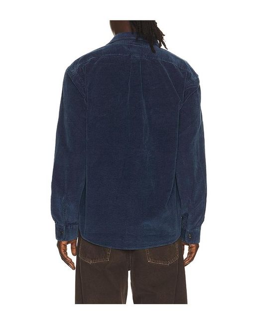 Polo Ralph Lauren Blue Long Sleeve 8 Wale Cord Ranger Sport Shirt for men