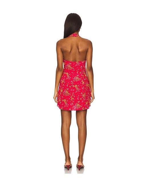Lovers + Friends Red Romy Mini Dress
