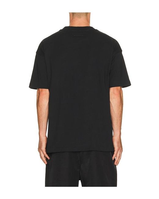 Fear Of God Black Classic Short Sleeve Tee for men