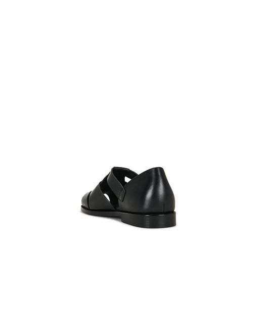 G.H.BASS Black Potter Flat Sandals for men