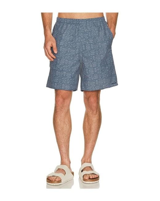 Filson Blue Oxbow Lake Trunks for men