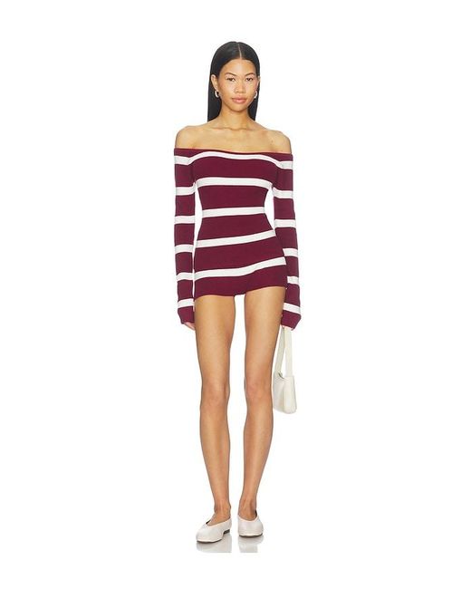 SNDY'S Red Carla Top
