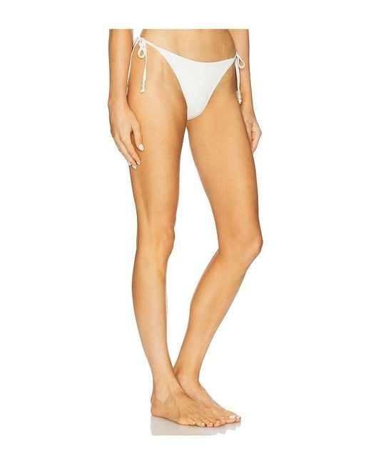 LSPACE White Lucia Bitsy Bikini Bottom