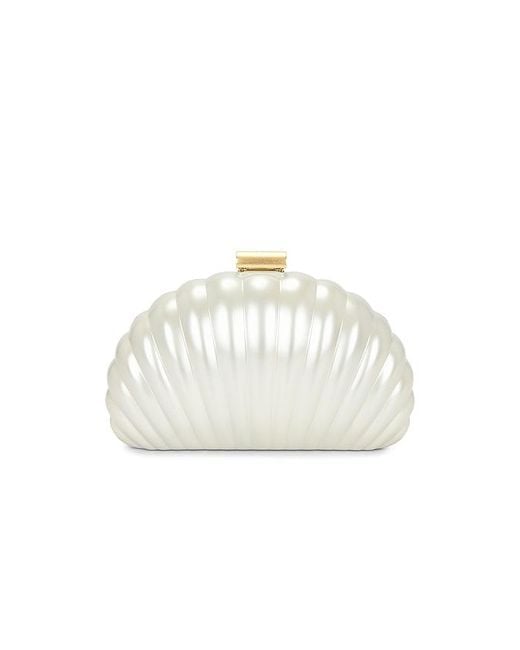 Jonathan Simkhai White Monet Pearlized Shell Clutch