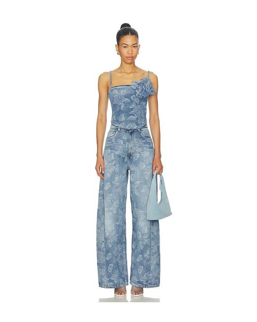 GIUSEPPE DI MORABITO Blue Denim Top