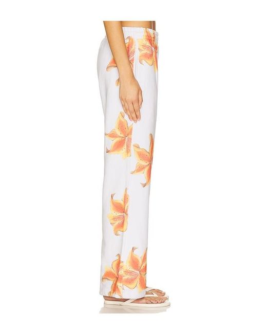 Juliet Johnstone White Straight Leg Sweatpant