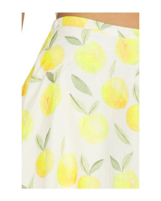 Astr Yellow Myria Skirt