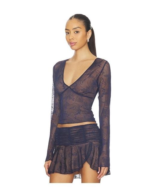 I.AM.GIA Blue Yvette Top