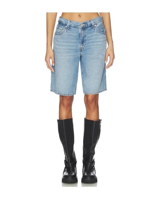 Levi's Blue Baggy Dad Jort