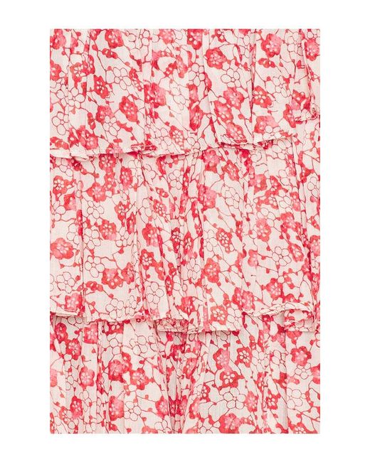 Isabel Marant Red Elodie Dress