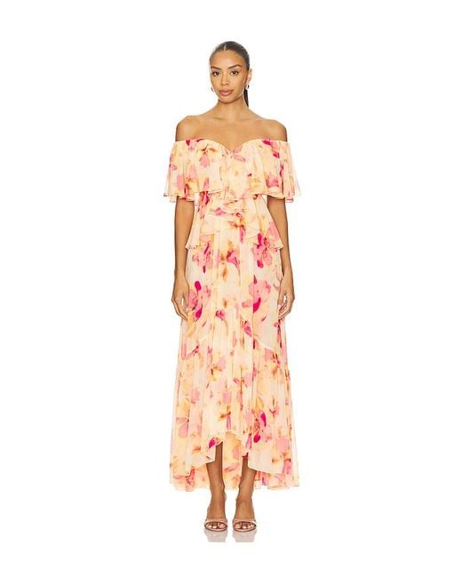 MISA Los Angles White Heart Dress