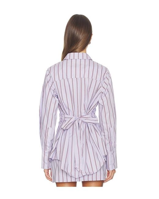 Line & Dot White Andi Shirts
