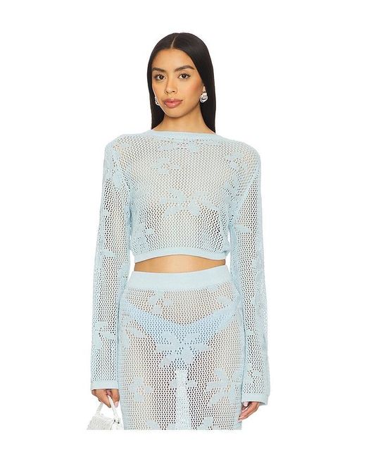 SNDY'S White Terra Reversible Top