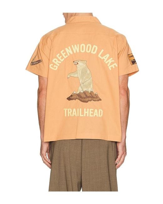 Samuel Zelig Orange Trail Camp Shirt for men