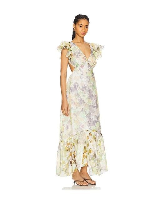 MISA Los Angles Metallic Septima Dress